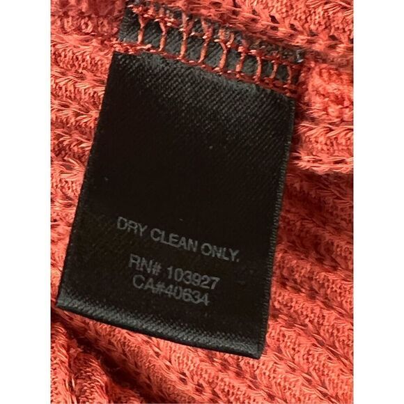 Marc by Marc Jacobs Zip Front Waffle Hoodie Top XS Cinnamon Short Sleeve - Picture 11 of 12